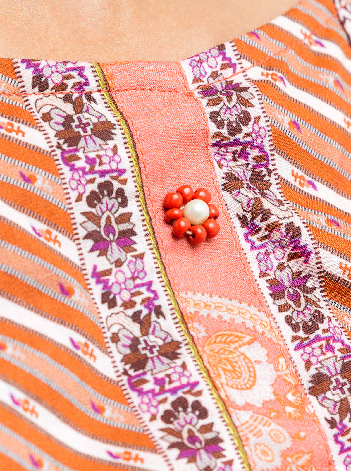 2 PIECE - PRINTED LAWN SUIT - CORAL HAZE MORBAGH SU_22   