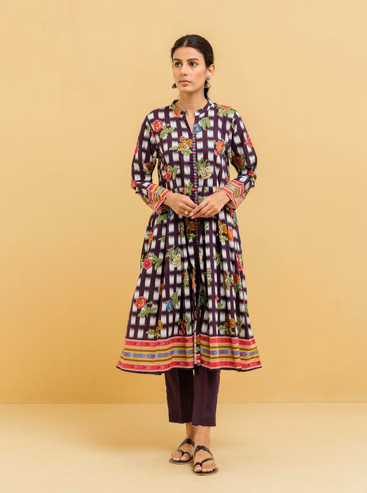 2 PIECE - PRINTED LAWN SUIT - ALLURE FLORA MORBAGH SU_22   