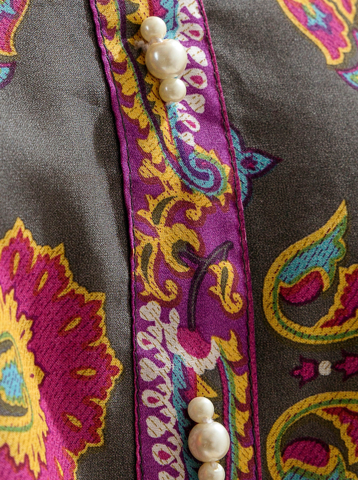 2 PIECE - PRINTED LAWN SUIT - MIDNIGHT GREY MORBAGH SU_22   