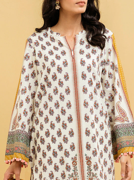 2 PIECE - PRINTED LAWN SUIT - CLASSICAL CRAFT MORBAGH SU_22   