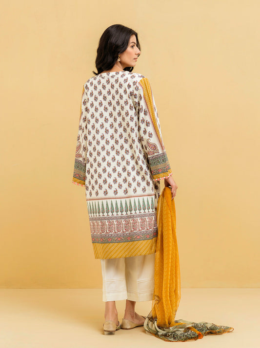 2 PIECE - PRINTED LAWN SUIT - CLASSICAL CRAFT MORBAGH SU_22   