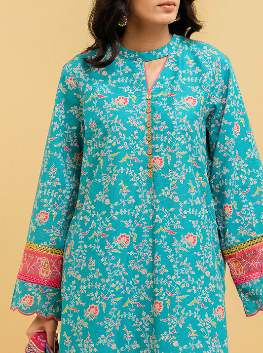 2 PIECE - PRINTED LAWN SUIT - MAGICAL FLORALS MORBAGH SU_22   