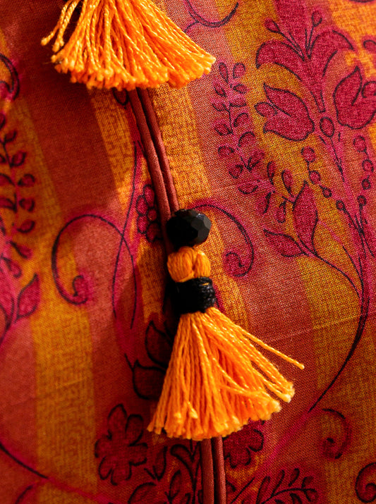 3 PIECE - PRINTED LAWN SUIT - ANTIQUE TREASURE MORBAGH SU_22   