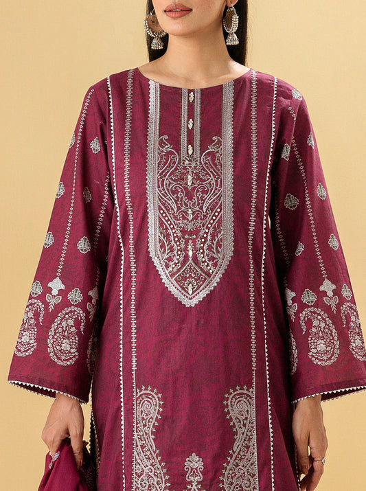 3 PIECE - EMBROIDERED LAWN SUIT - ROCOCO DREAM MORBAGH SU_22   