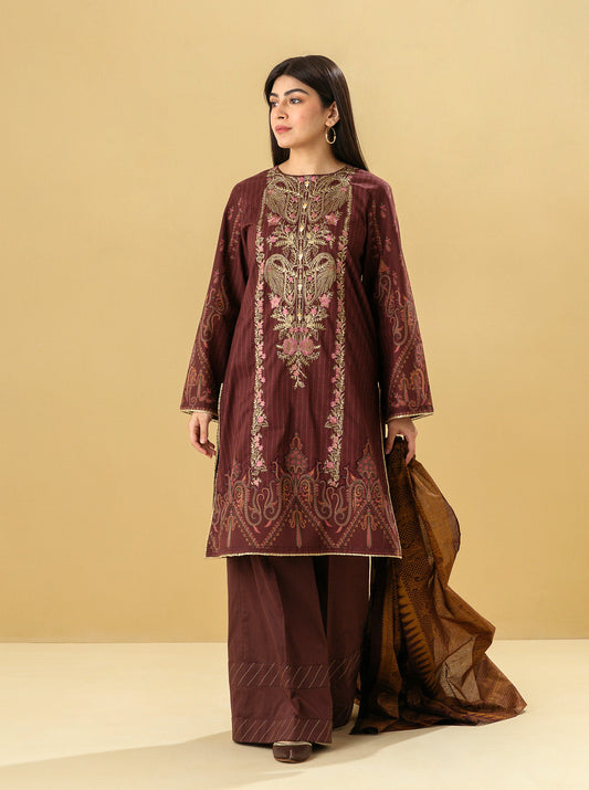 3 PIECE - EMBROIDERED LAWN SUIT - ENCHANTED JEWEL MORBAGH SU_22   