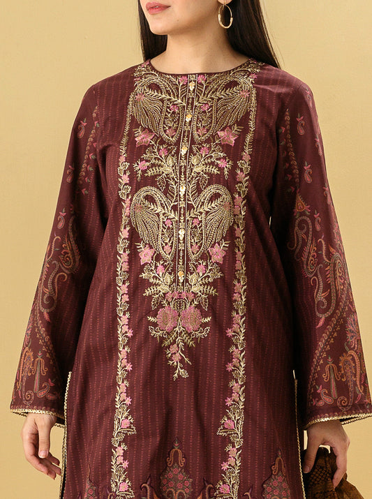 3 PIECE - EMBROIDERED LAWN SUIT - ENCHANTED JEWEL MORBAGH SU_22   