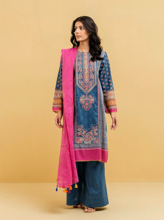 3 PIECE - EMBROIDERED LAWN SUIT - GLAMOUR GLEAM MORBAGH SU_22   