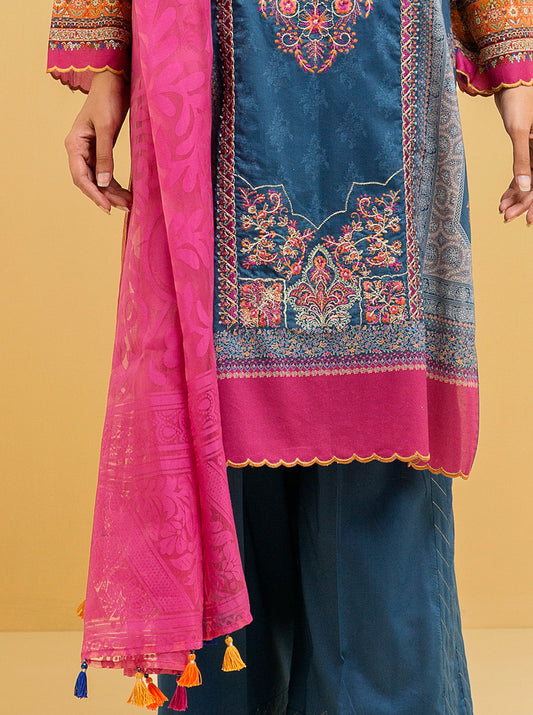 3 PIECE - EMBROIDERED LAWN SUIT - GLAMOUR GLEAM MORBAGH SU_22   