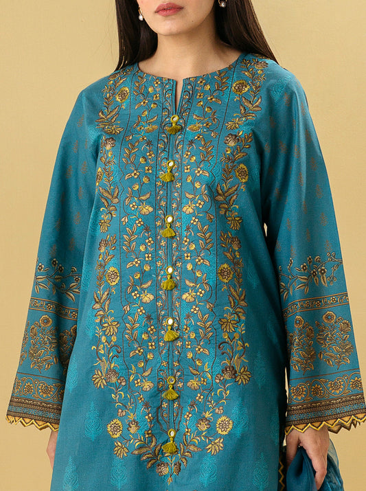 3 PIECE - EMBROIDERED LAWN SUIT - ANTIQUE CHARM MORBAGH SU_22   