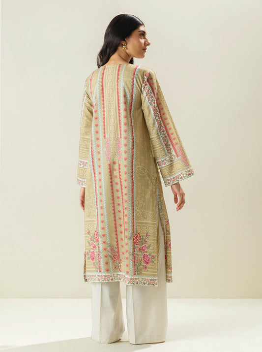1 PIECE - PRINTED LAWN SHIRT - CHATEAU DE FLORA MORBAGH SU_23   
