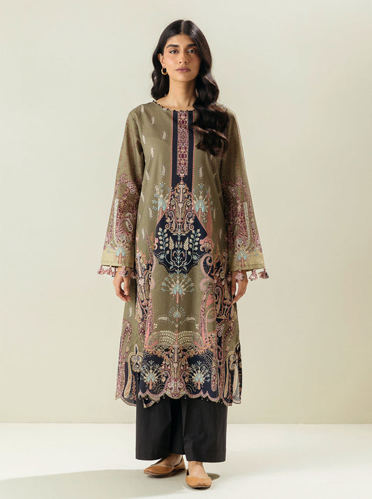 1 PIECE - PRINTED LAWN SHIRT - EXOTIC BLOOM MORBAGH SU_23   