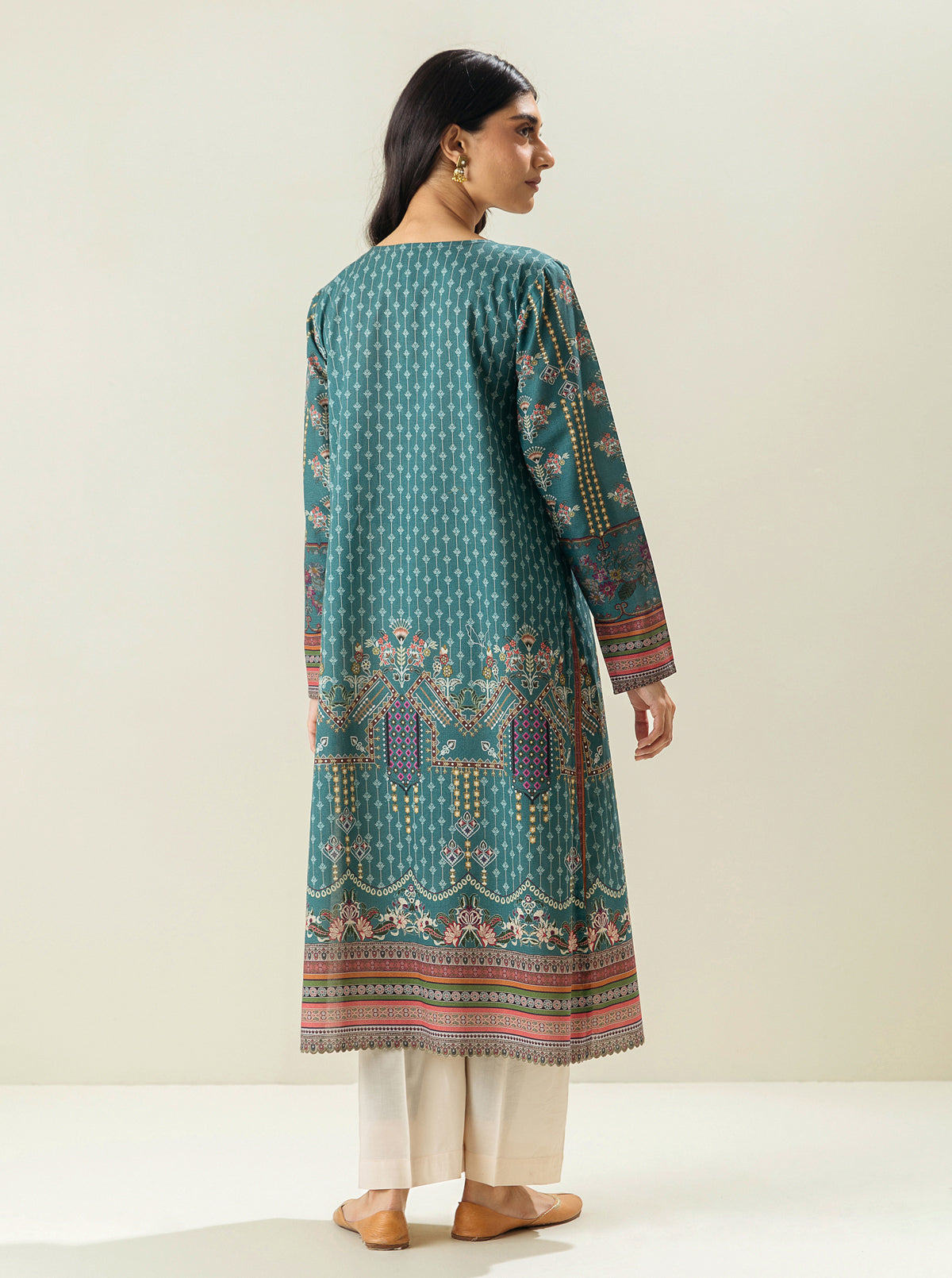 1 PIECE - PRINTED LAWN SHIRT - JIGSAW GRACE MORBAGH SU_23   