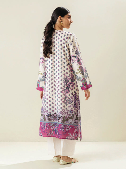 1 PIECE - PRINTED LAWN SHIRT - CHIVE BLOSSOM MORBAGH SU_23   