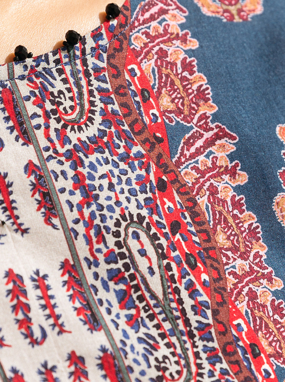 1 PIECE - PRINTED LAWN SHIRT - NAVY CLOUDS MORBAGH SU_23   