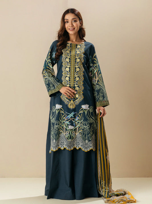 3 PIECE - EMBROIDERD LAWN SUIT - NOUVEAU DREAMS MORBAGH SU_23   