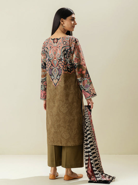 3 PIECE - PRINTED LAWN SUIT - FINE TRADITIONS MORBAGH SU_23   