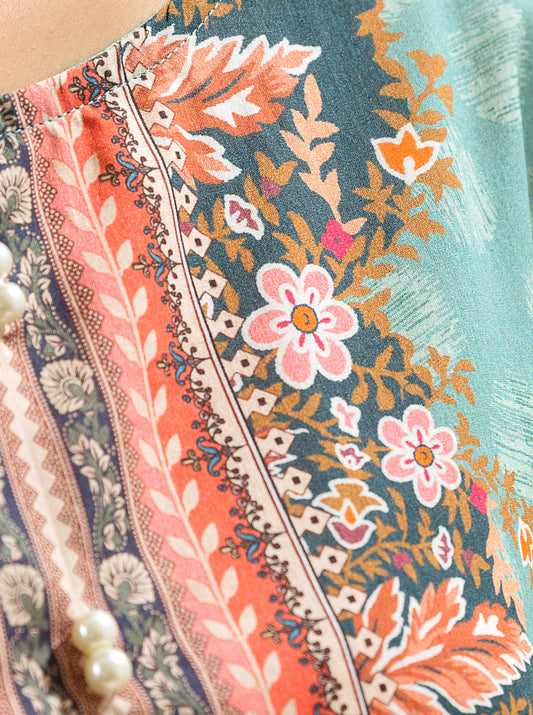 3 PIECE - PRINTED LAWN SUIT - DAWN DESIRE MORBAGH SU_23   