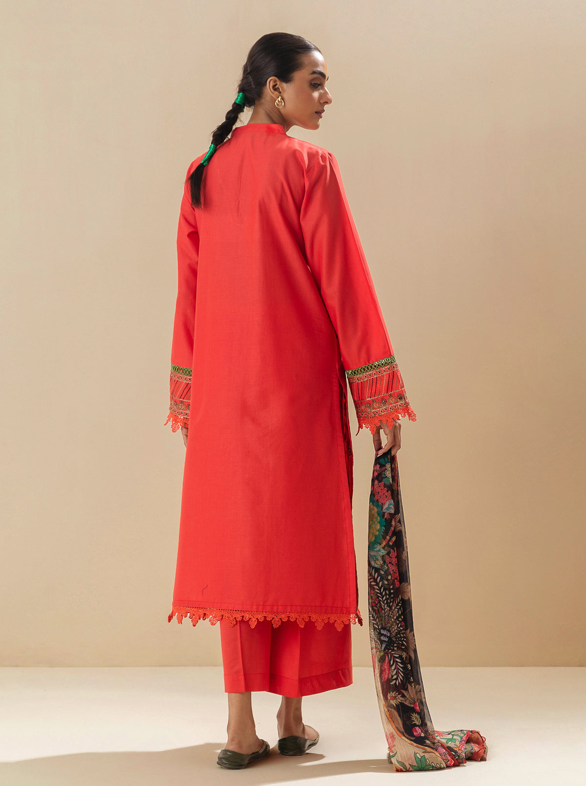 3 PIECE - EMBROIDERED LAWN SUIT - CHERRY EDEN MORBAGH SU_23   