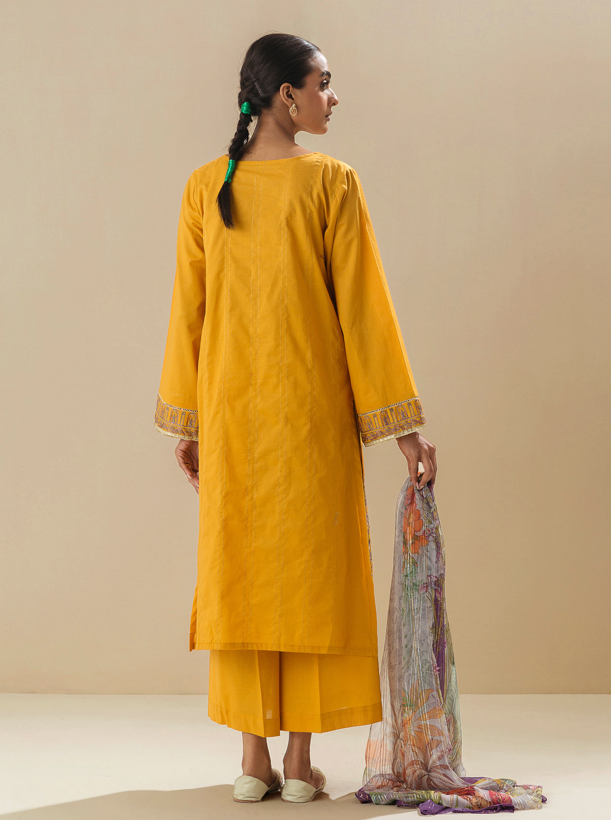 3 PIECE - EMBROIDERED LAWN SUIT - SUNRISE GARDEN MORBAGH SU_23   