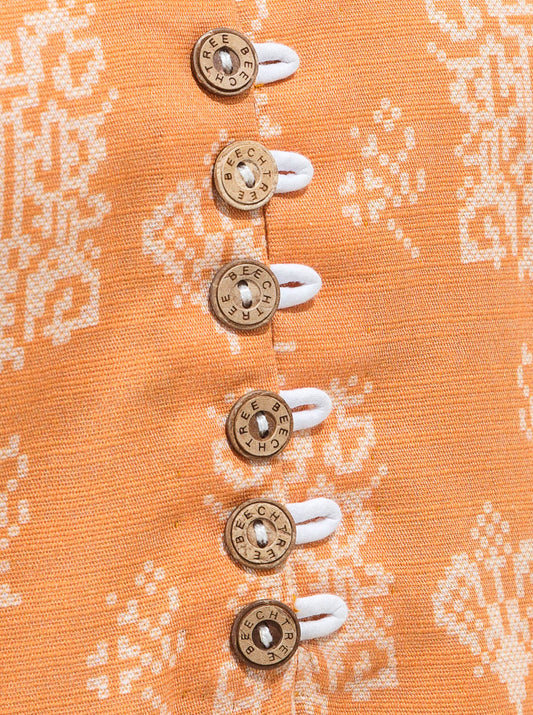2 PIECE - PRINTED KHADDAR SUIT - SUNSET OCHRE MORBAGH WN_21   
