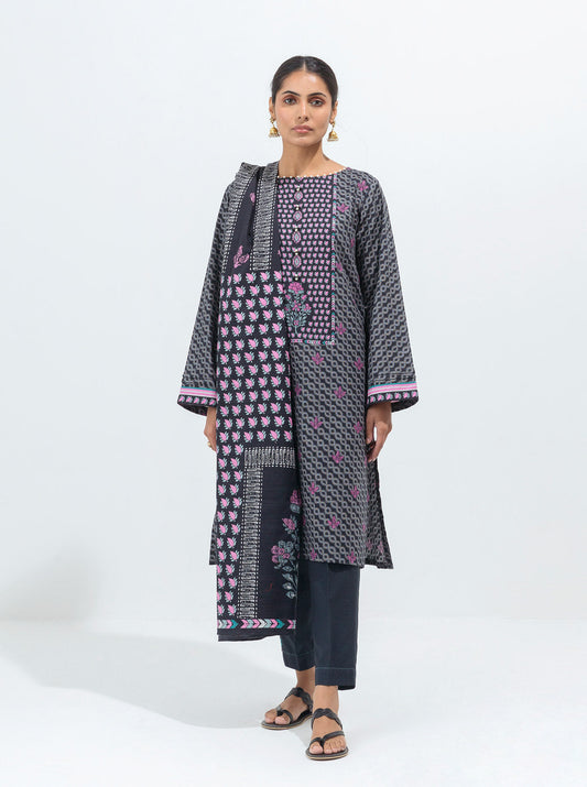 3 PIECE - PRINTED KHADDAR SUIT - ETHNIC CHIC MORBAGH WN_21   
