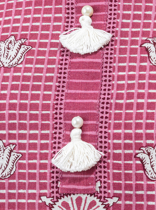3 PIECE - PRINTED KHADDAR SUIT - QUARTZ MAZE MORBAGH WN_21   