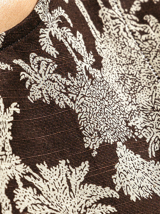 3 PIECE - PRINTED KHADDAR SUIT - EARTHY TOILE MORBAGH WN_22   