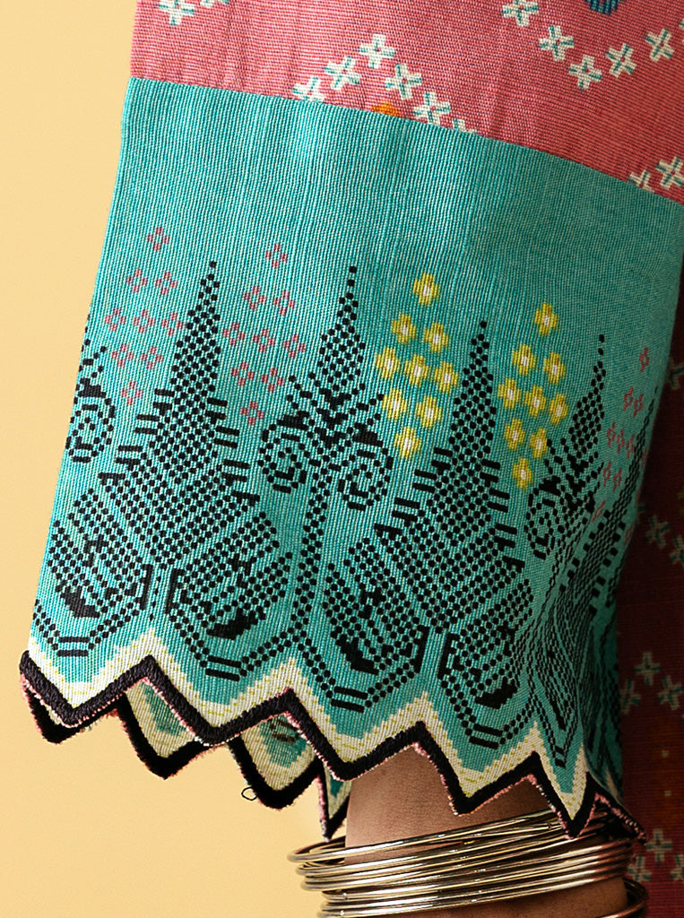 3 PIECE - PRINTED KHADDAR SUIT - REMOSE MORBAGH WN_22   