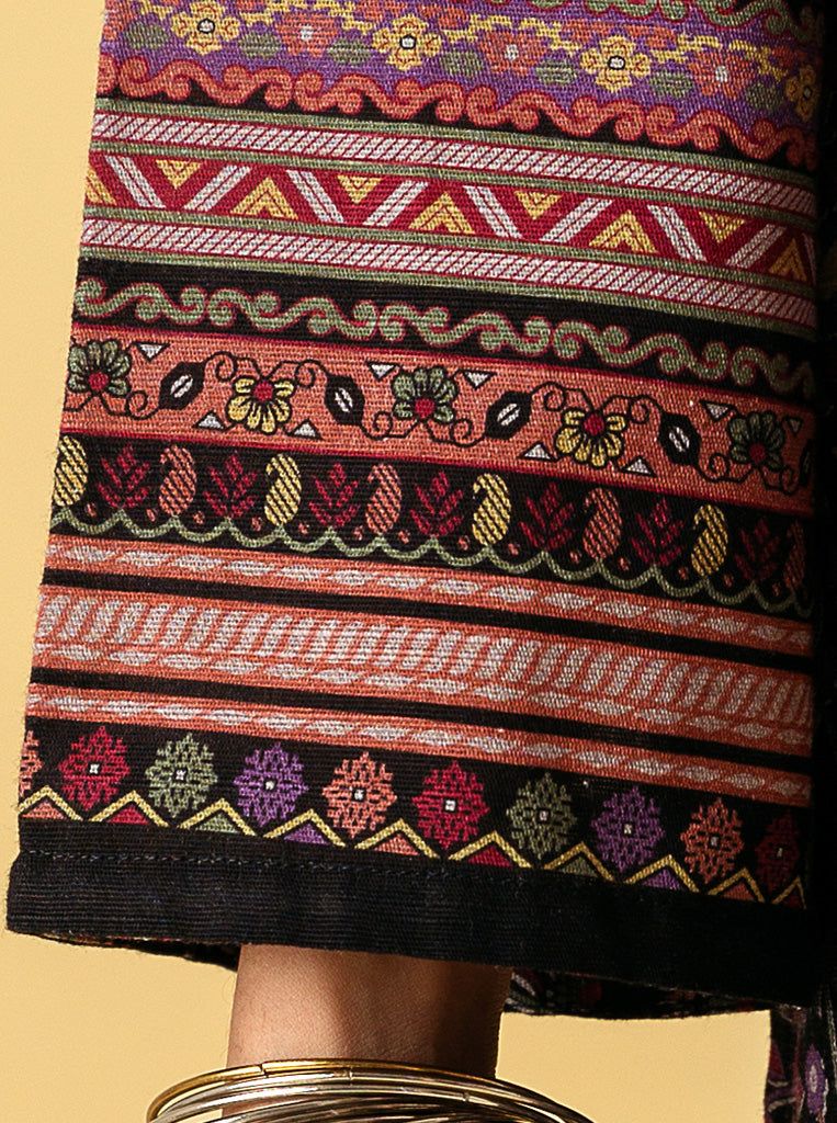 3 PIECE - PRINTED KHADDAR SUIT - MOONLIGHT MORBAGH WN_22   