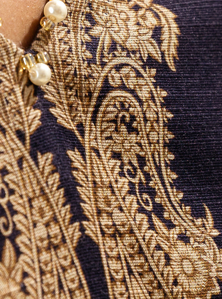 3 PIECE - PRINTED KHADDAR SUIT - PRVSSIAN JEEVEL MORBAGH WN_22   