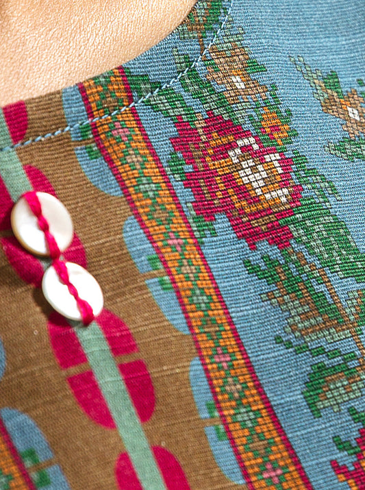 3 PIECE - PRINTED KHADDAR SUIT - GEO FLORA MORBAGH WN_22   