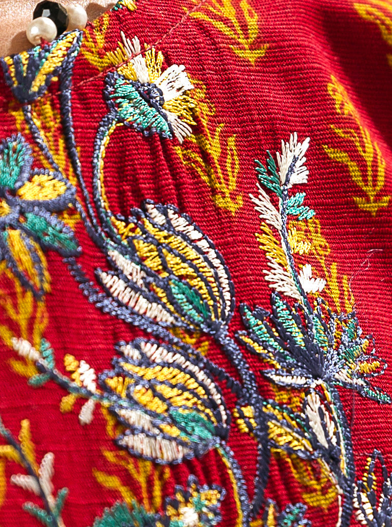 3 PIECE - EMBROIDERED  KHADDAR SUIT - FLORAL SYMNITY MORBAGH WN_22   