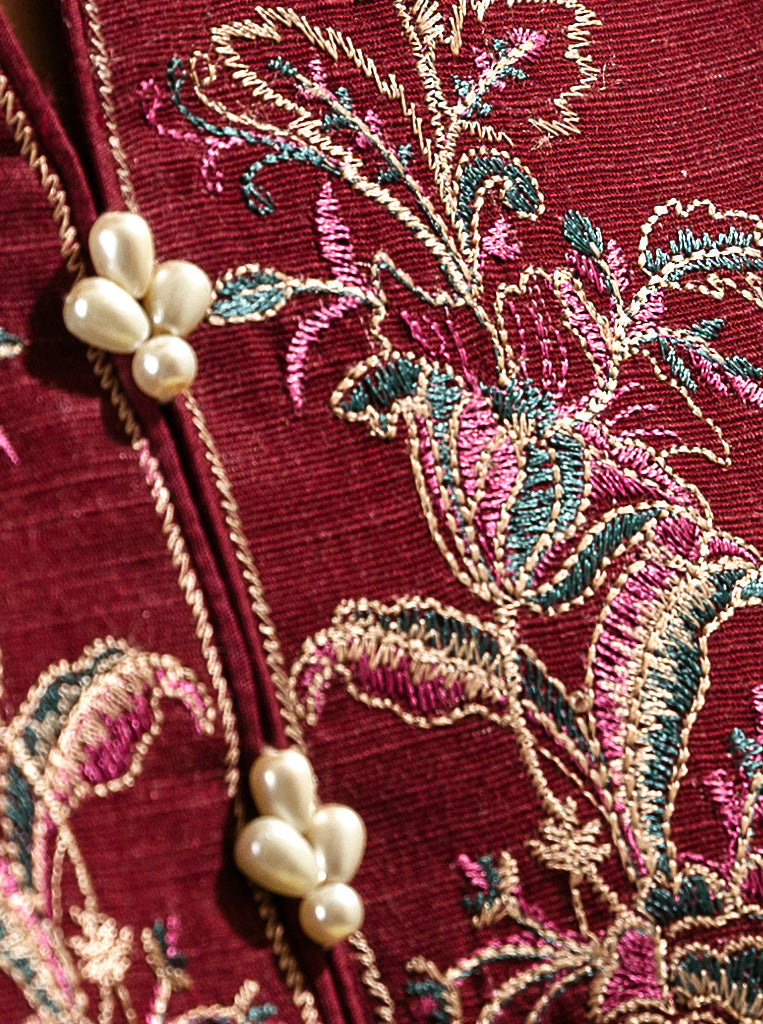 3 PIECE - EMBROIDERED  KHADDAR SUIT - RUBY RADIANCE MORBAGH WN_22   