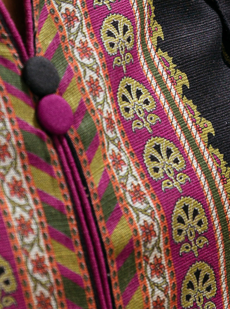 3 PIECE - PRINTED KHADDAR SUIT - BLOOMING BLACK MORBAGH WN_22   