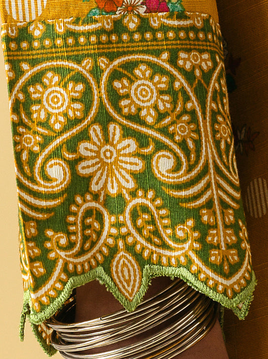 3 PIECE - PRINTED KHADDAR SUIT - ORIENTAL BLACK MORBAGH WN_22   