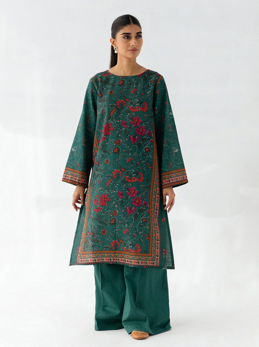 1 PIECE - PRINTED KHADDAR SHIRT - ATLANTIS COAST MORBAGH WN_23   