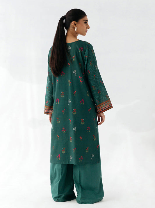 1 PIECE - PRINTED KHADDAR SHIRT - ATLANTIS COAST MORBAGH WN_23   