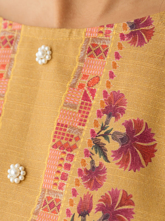 2 PIECE - PRINTED KHADDAR SUIT - SPECTRA EYE MORBAGH WN_23   