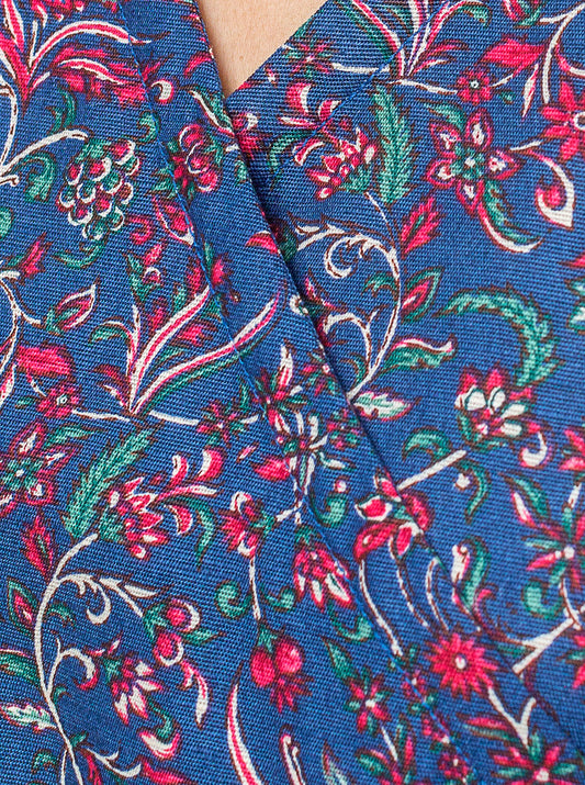 2 PIECE - PRINTED KHADDAR SUIT - DARK FOLIAGE MORBAGH WN_23   