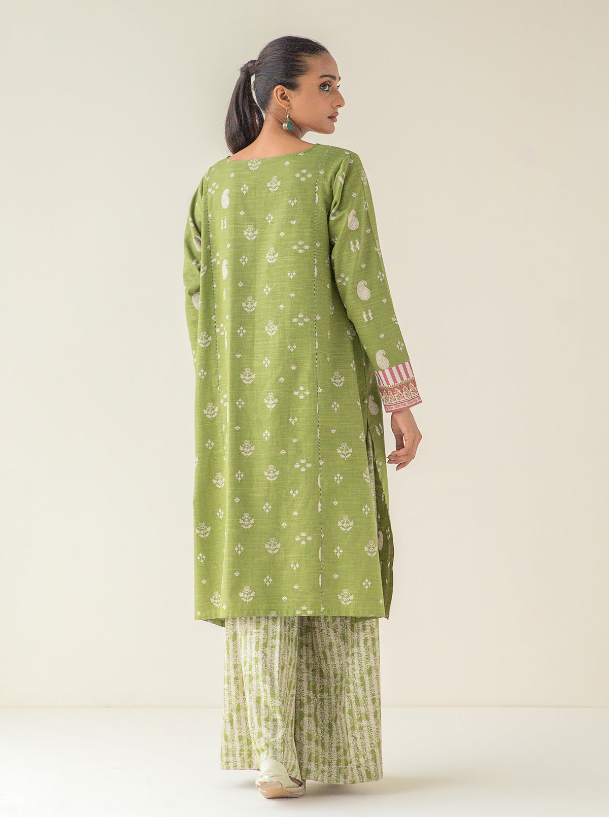 2 PIECE - PRINTED KHADDAR SUIT - MOSSY MAYHEM MORBAGH WN_23   