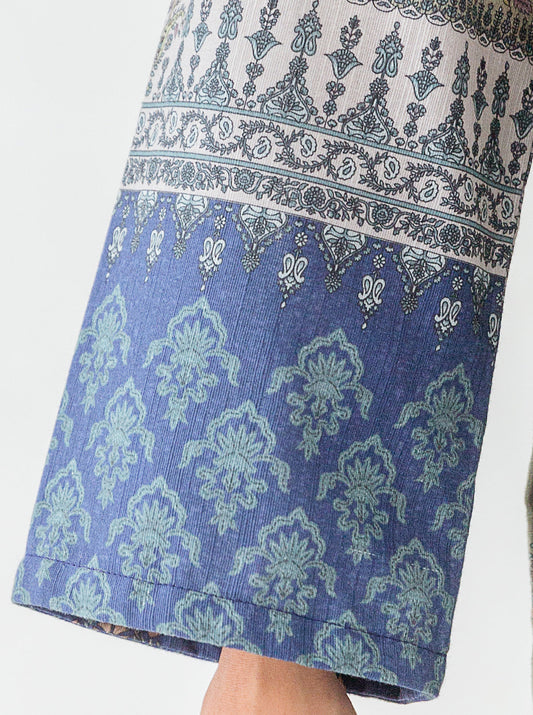 3 PIECE - PRINTED KHADDAR SUIT - MARGARITA MOON MORBAGH WN_23   