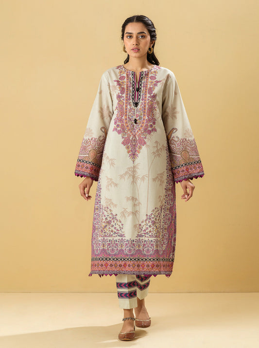 1 PIECE - PRINTED LAWN SHIRT - ETHNIC CRAFT MORBAGH SU_22   