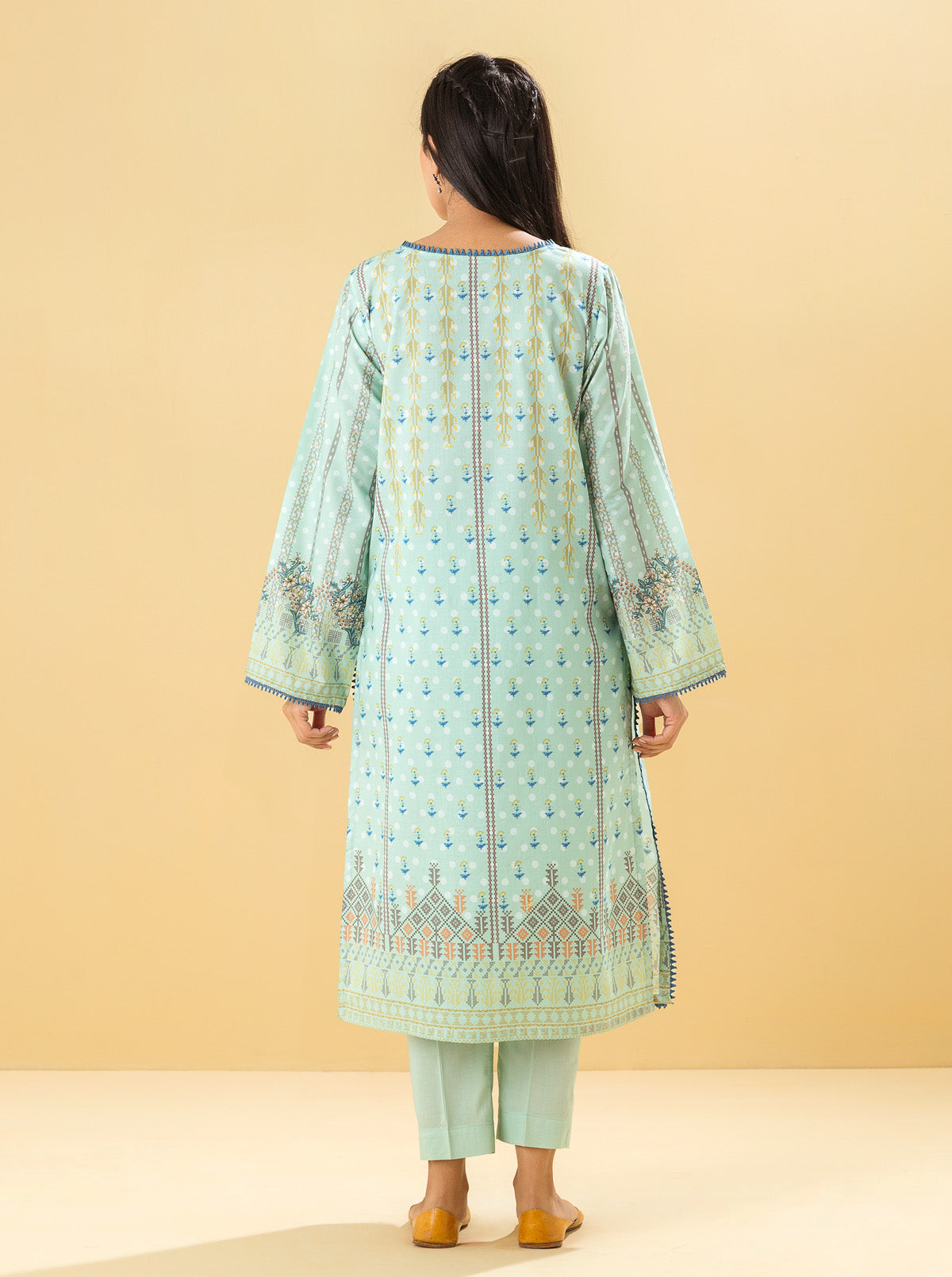 2 PIECE - PRINTED LAWN SUIT - MISTY GARDENIA MORBAGH SU_22   