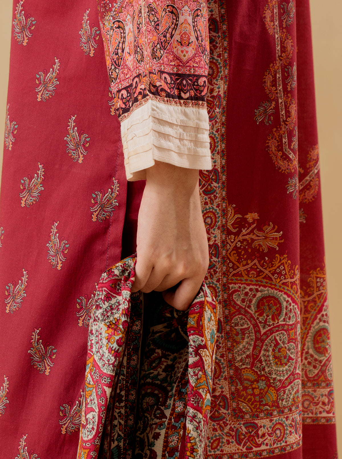 2 PIECE - PRINTED LAWN SUIT - URBAN PAISLEY MORBAGH SU_22   
