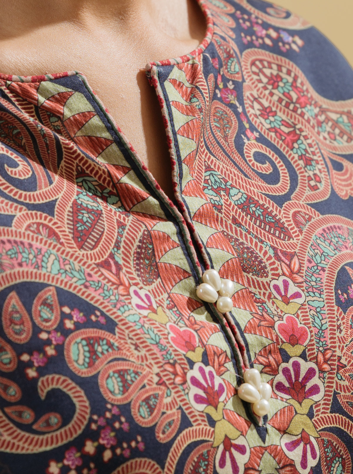 3 PIECE - PRINTED LAWN SUIT - VIVACIOUS GEM MORBAGH SU_22   