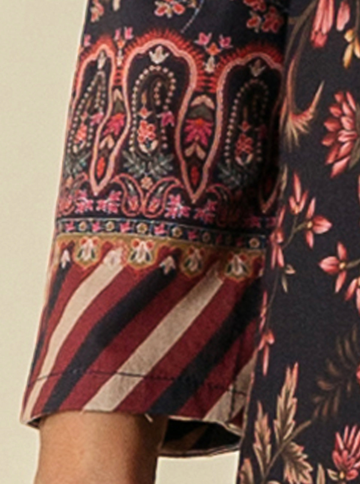 1 PIECE - PRINTED  LAWN SHIRT - RAIN FOREST MORBAGH SU_23   