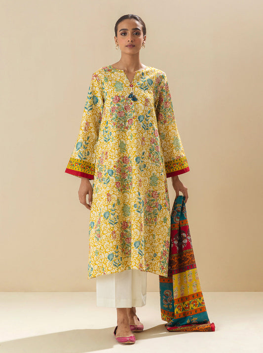 2 PIECE - PRINTED LAWN SUIT - SAHARA MIRAGE MORBAGH SU_23   
