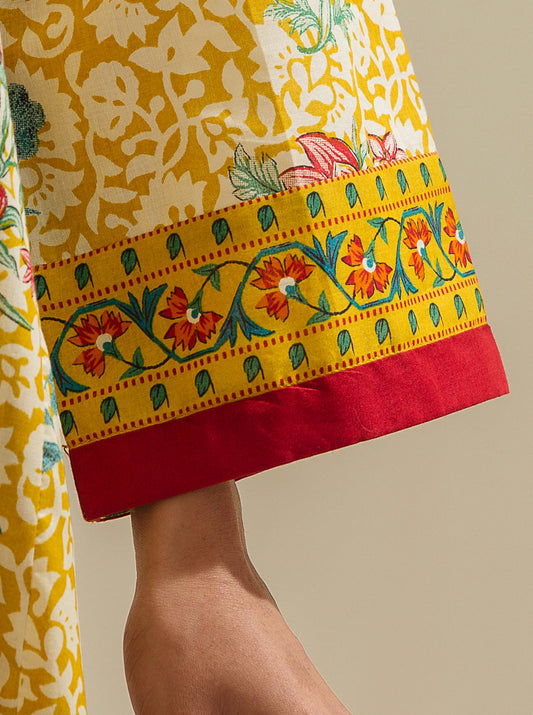 2 PIECE - PRINTED LAWN SUIT - SAHARA MIRAGE MORBAGH SU_23   