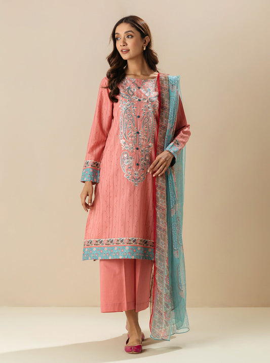 2 PIECE - EMBROIDERD LAWN SUIT - NEWAGE ZEST MORBAGH SU_23   