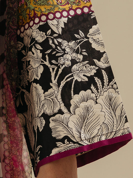 2 PIECE - EMBROIDERED LAWN SUIT - GOLDEN SPICE MORBAGH SU_23   